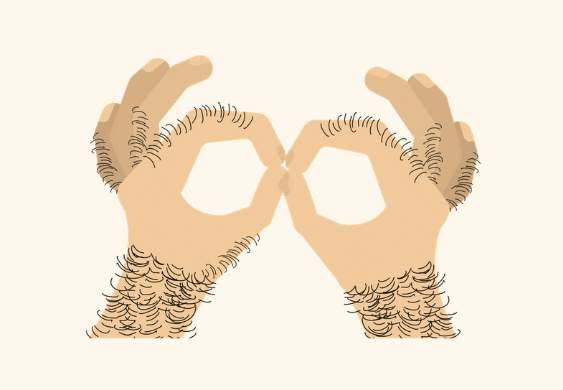 手指 ムダ毛 濃くなる